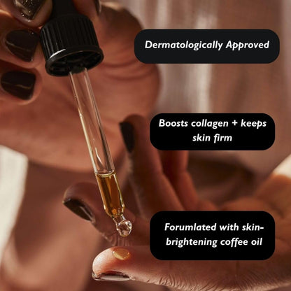 UpCircle Organic Face Serum with Coffee Oil - Vitamin C, Rosehip & Sea Buckthorn for Dark Spots & Hydration - 1 oz Avelisse