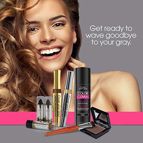 Cover Your Gray Fill In Powder - Dark Brown (Pack of 2) | Instant Root Concealer Avelisse