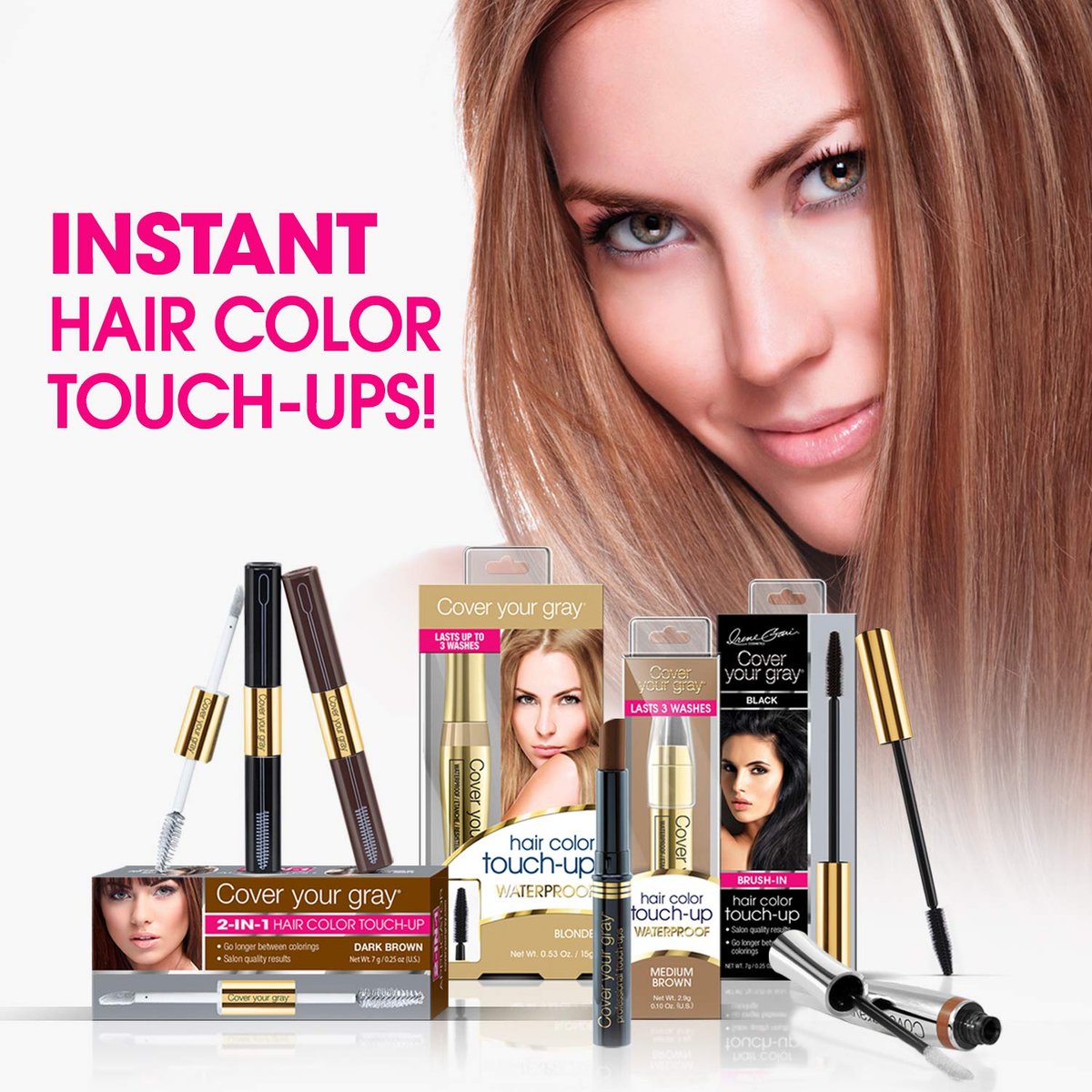Cover Your Gray Pro Fill-In Fibers with Procapil - Dark Brown - görsel 8