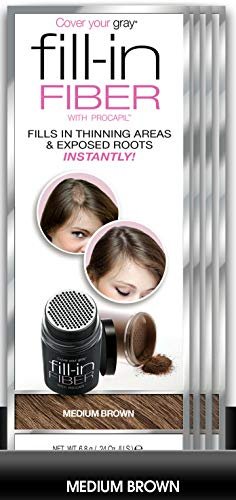 Cover Your Gray Pro Fill-In Fibers with Procapil - Medium Brown for Hair Loss & Thinning - görsel 4