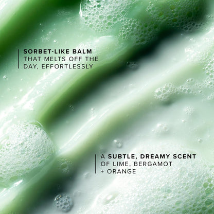 Farmacy Green Clean Makeup Remover Cleansing Balm - Waterproof Makeup Remover & Oil Cleanser for Face, Gently Melts Makeup & SPF, Hydrates & Softens Skin with Super Greens & Papaya (50ml)
