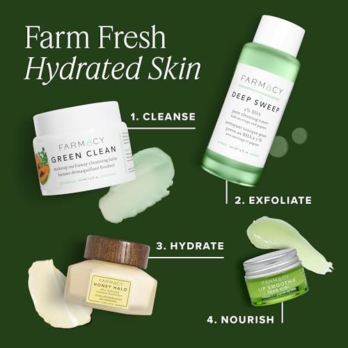 Farmacy Green Clean Makeup Remover Cleansing Balm - Waterproof Makeup Remover & Oil Cleanser for Face, Gently Melts Makeup & SPF, Hydrates & Softens Skin with Super Greens & Papaya (50ml) - görsel 11