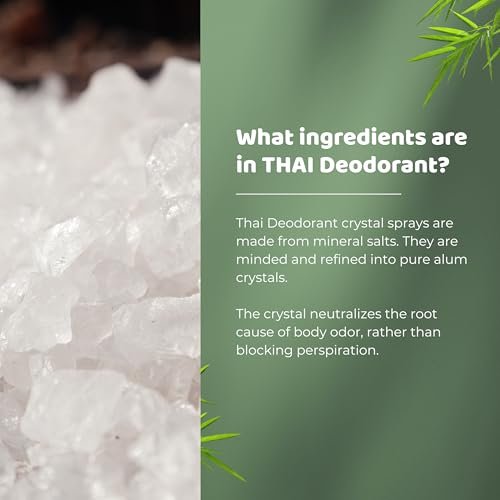 Thai Deodorant Stone Crystal Mist Natural Deodorant Spray - 8 oz (Pack of 2) - Aluminum-Free, Hypoallergenic Deodorant for Women, Men & Sensitive Skin - görsel 7