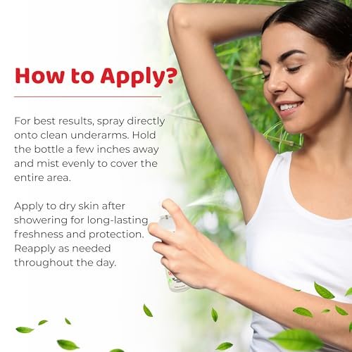 Thai Deodorant Stone Crystal Mist Natural Deodorant Spray 8 oz. Bundle (Pack of 3) – Aluminum-Free, Hypoallergenic, Long-Lasting Odor Protection - görsel 10