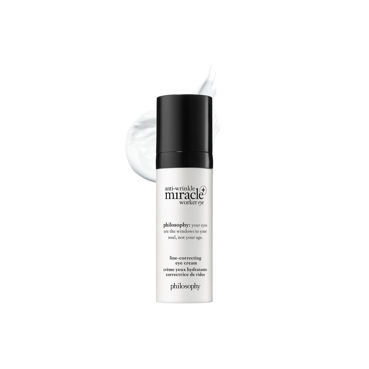 Philosophy Anti-Wrinkle Miracle Worker Line-Correcting Eye Cream with Vitamin C & Coconut Oil – Reduces Dark Circles, Smoothes Skin Around Eyes, 0.5 Fl Oz Avelisse