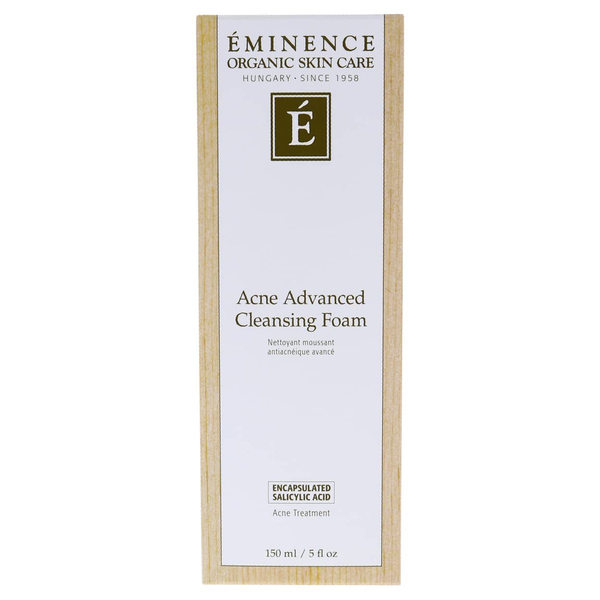 Eminence Acne Advanced Cleansing Foam – 5 oz Gentle Foaming Cleanser for Clearer Skin Avelisse