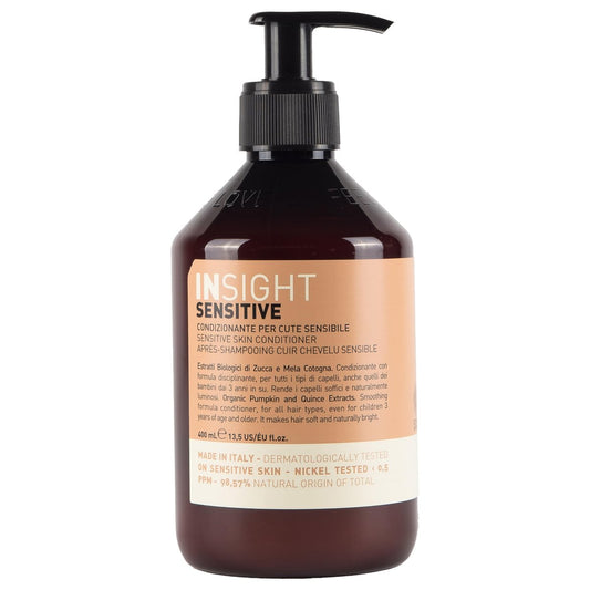 Insight Sensitive Skin Conditioner 400 ml - Gentle Hydrating Conditioner for Sensitive Scalp & Curly Hair, Silicone-Free