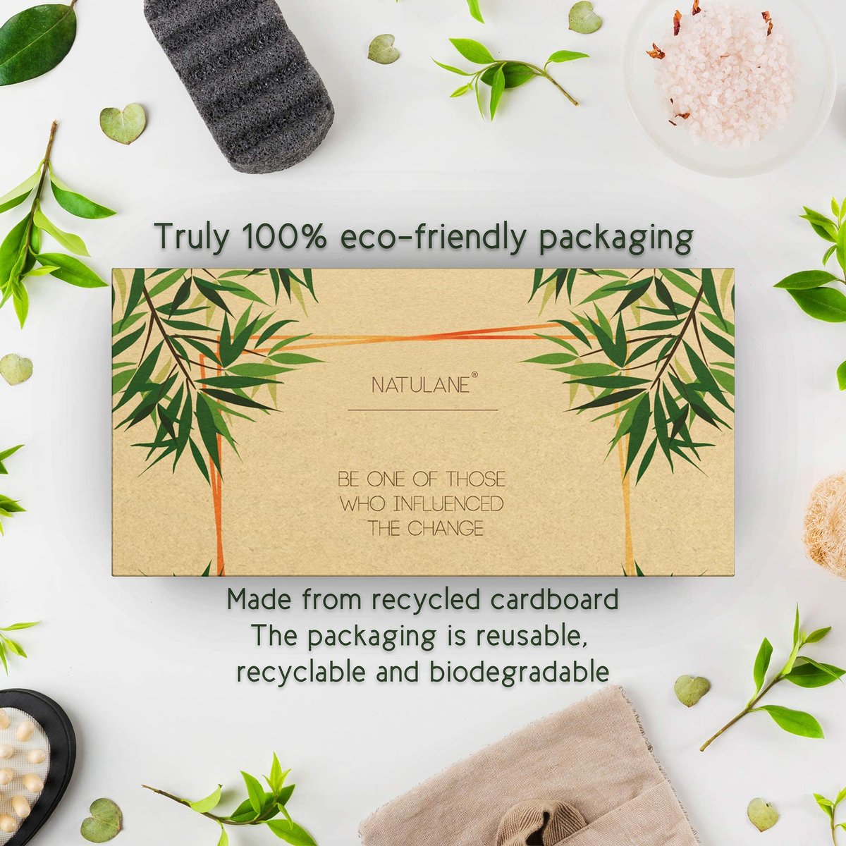 Premium 500 Biodegradable Bamboo Cotton Swabs | Zero Waste, Plastic-Free, Compostable Q Tips - görsel 5