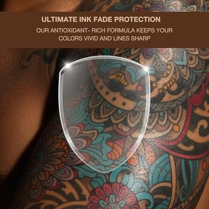 Onyx Tattoo Tanning Lotion - Indoor Accelerator with Bronzer and Tattoo Fade Protection - Dark Tan for Tanning Beds - Hydrating Fade Defense - 6.76 Fl Oz Avelisse