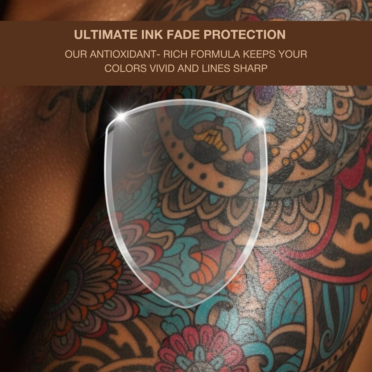 Onyx Tattoo Tanning Lotion - Indoor Accelerator with Bronzer and Tattoo Fade Protection - Dark Tan for Tanning Beds - Hydrating Fade Defense - 6.76 Fl Oz Avelisse