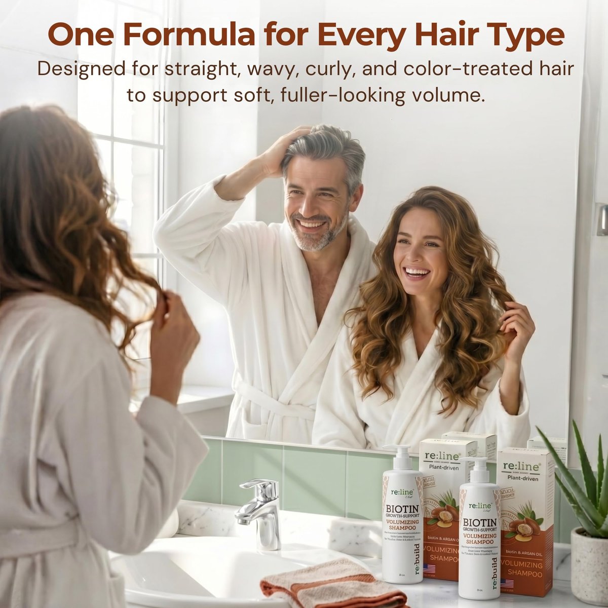 Biotin Shampoo for Hair Growth & Thickness - Thickening Shampoo for Thinning Hair - Women & Men - with Saw Palmetto, Plant Keratin & Rice Water Protein - Color Safe, Sulfate & Paraben Free - 8 Fl Oz Avelisse