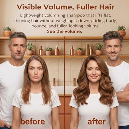 Biotin Shampoo for Hair Growth & Thickness - Thickening Shampoo for Thinning Hair - Women & Men - with Saw Palmetto, Plant Keratin & Rice Water Protein - Color Safe, Sulfate & Paraben Free - 8 Fl Oz Avelisse