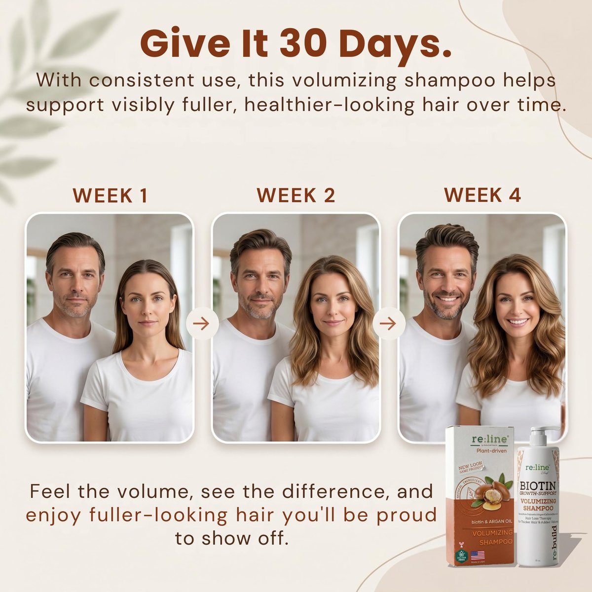 Biotin Shampoo for Hair Growth & Thickness - Thickening Shampoo for Thinning Hair - Women & Men - with Saw Palmetto, Plant Keratin & Rice Water Protein - Color Safe, Sulfate & Paraben Free - 8 Fl Oz Avelisse
