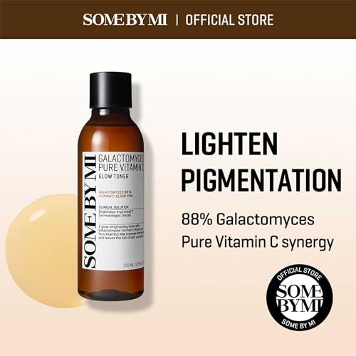 SOME BY MI Galactomyces Pure Vitamin C Glow Toner - Korean Daily Face Toner for Brightening, Texture & Elasticity Care, 6.76 Fl Oz (200ml) Avelisse