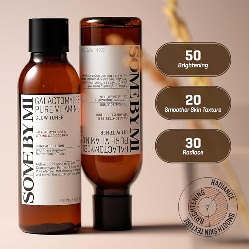SOME BY MI Galactomyces Pure Vitamin C Glow Toner - Korean Daily Face Toner for Brightening, Texture & Elasticity Care, 6.76 Fl Oz (200ml) Avelisse