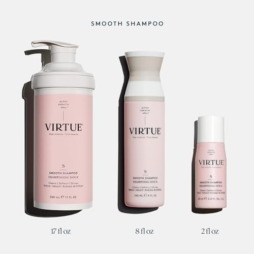 VIRTUE Smooth Sulfate Free Shampoo for Frizz Control – Color Safe, All Hair Types - görsel 10