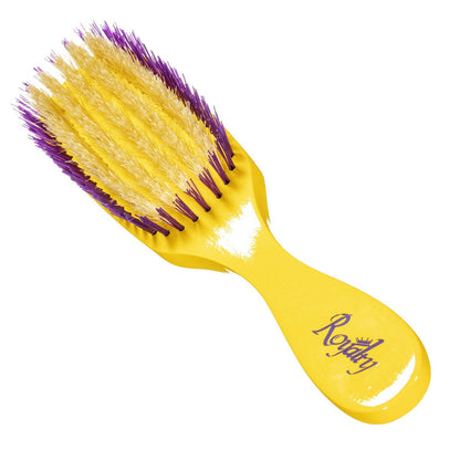 Royalty Wave Brush #710 - Reinforced Medium Waves Brush for Men & Women - Purple/White