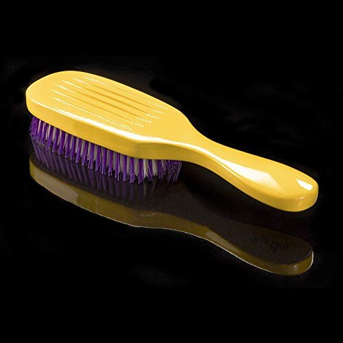Royalty Wave Brush #710 - Reinforced Medium Waves Brush for Men & Women - Purple/White - görsel 6
