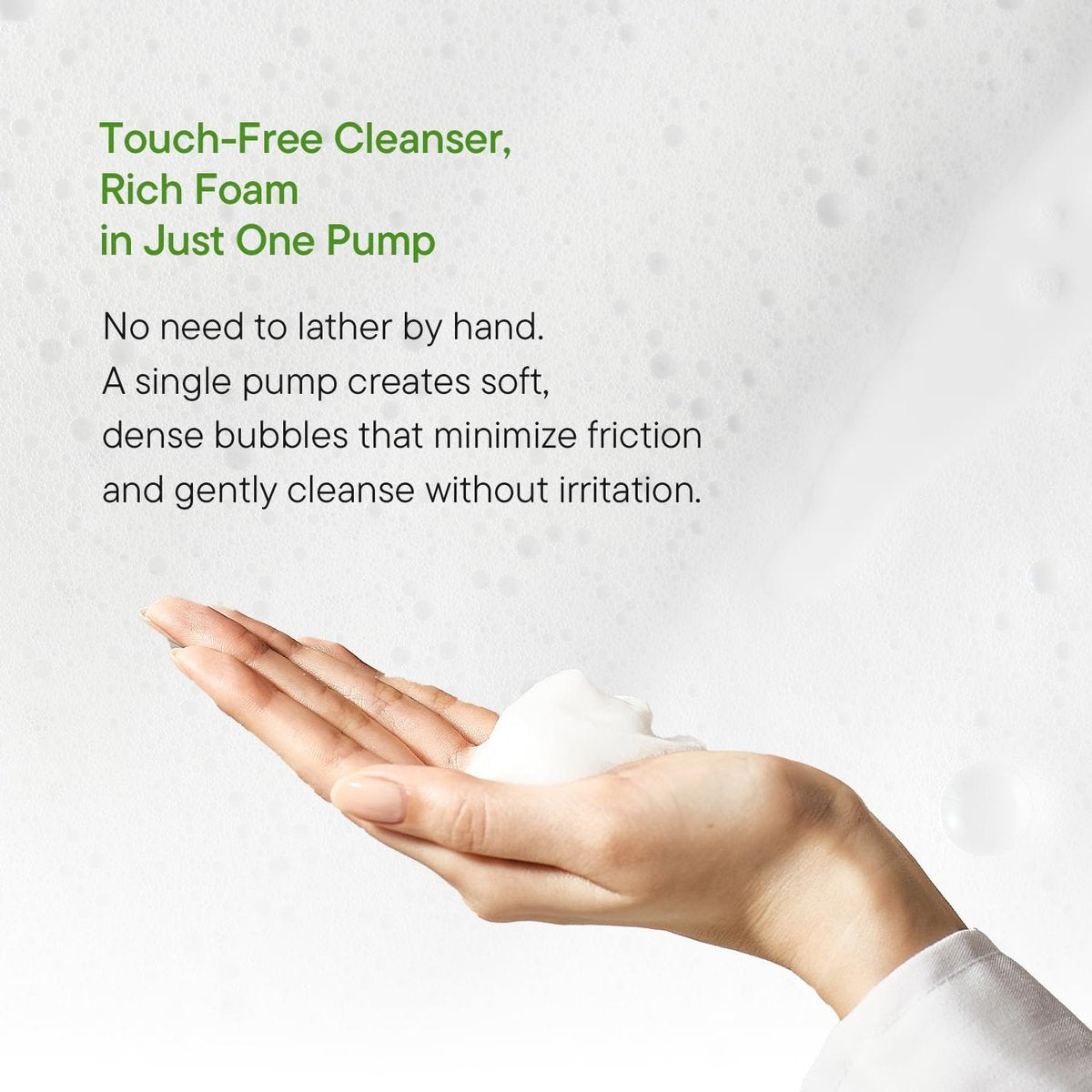 IUNIK Centella Bubble Foaming Vegan Facial Cleanser - 69% Centella Asiatica Extract, Soothing, Moisturizing, Exfoliating, Removes Pore Blackheads & Whiteheads, 5.07 Fl Oz Avelisse