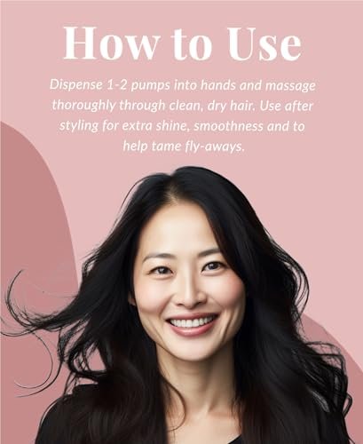 DHC After Bath Hair Oil – Lightweight Leave-In Oil for Shine, Smoothness & Frizz Control, All Hair Types, 3.3 fl oz Avelisse