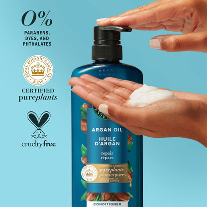 Herbal Essences Argan Oil Repair Shampoo & Conditioner Set - Moisturizing & Smoothing, Paraben-Free, Color-Safe, pH-Balanced, Citrus Scent, 20.2 Fl Oz Each (Pack of 2) Avelisse