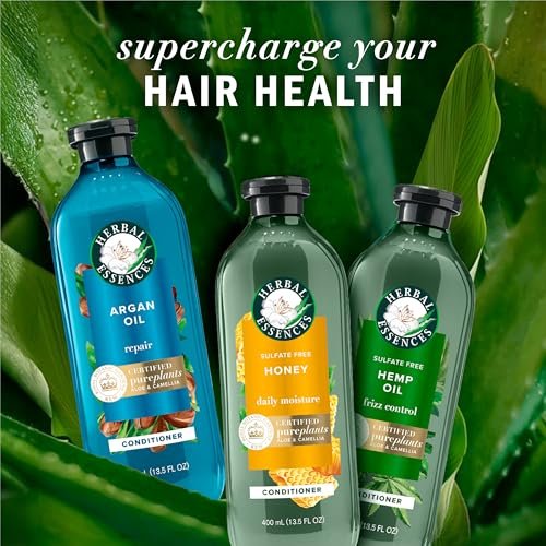 Herbal Essences Argan Oil Repair Shampoo & Conditioner Set - Moisturizing & Smoothing, Paraben-Free, Color-Safe, pH-Balanced, Citrus Scent, 20.2 Fl Oz Each (Pack of 2) Avelisse