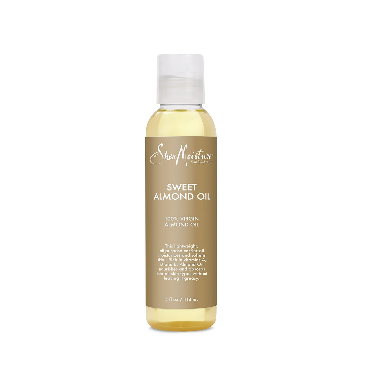 SheaMoisture Body Oil for Dry Skin - Sweet Almond Oil, Cruelty Free, 4 oz - görsel 2
