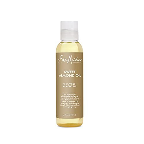 SheaMoisture Body Oil for Dry Skin - Sweet Almond Oil, Cruelty Free, 4 oz - görsel 1