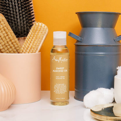 SheaMoisture Body Oil for Dry Skin - Sweet Almond Oil, Cruelty Free, 4 oz