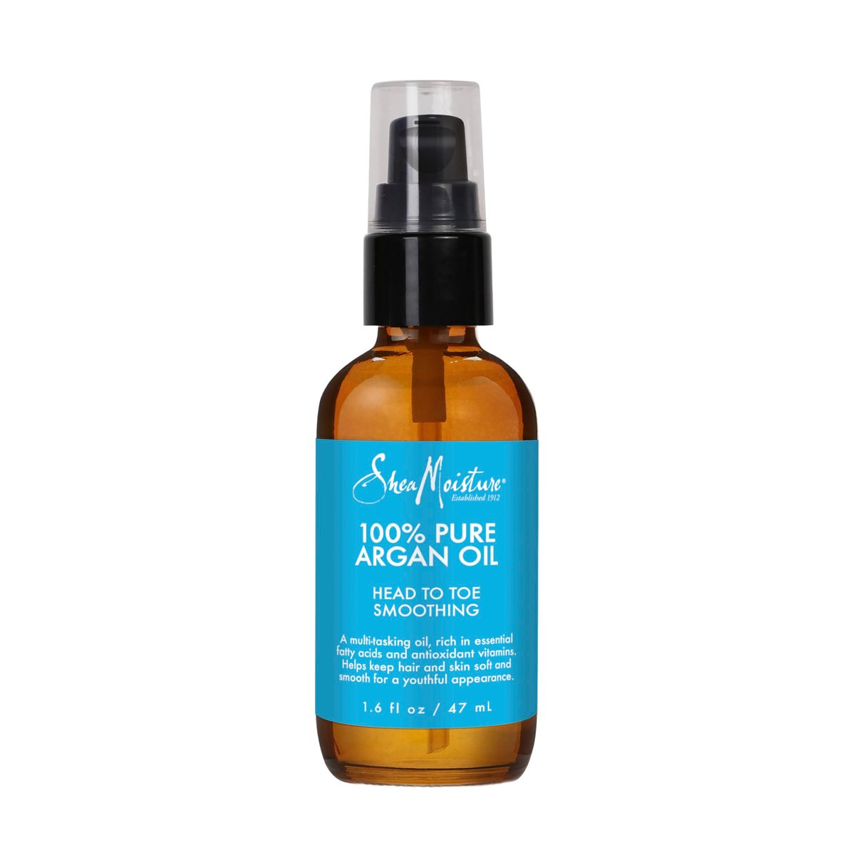 SheaMoisture 100% Pure Argan Oil Multi-Tasking Oil for Smooth Hair and Skin, 1.6 Fl Oz - görsel 1