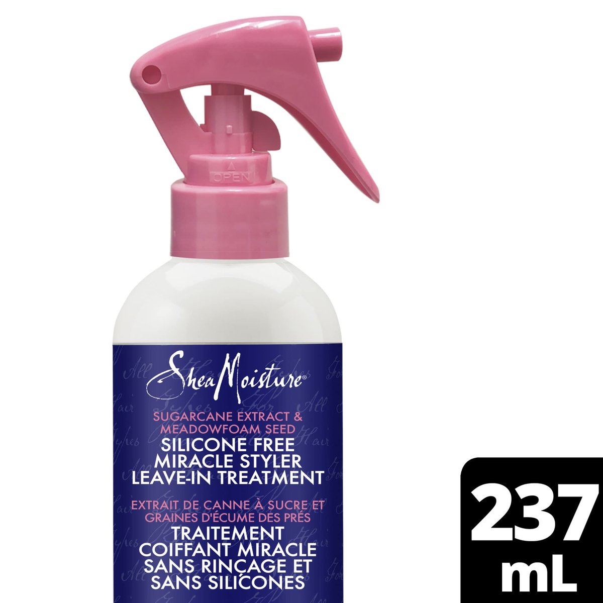 SheaMoisture Leave-In Treatment Conditioner for Dry Hair - Sugarcane Extract & Meadowfoam Seed, Silicone-Free, 8 oz - görsel 3
