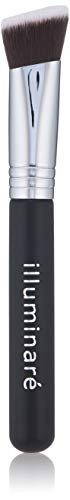 Illuminare Flat Top Foundation Brush – Square Edge Taklon for Flawless Airbrush Finish - görsel 2