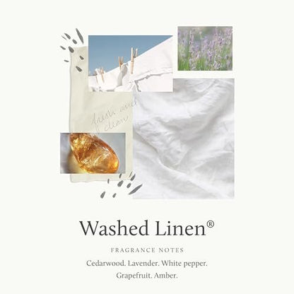 Thymes Hand Wash - Washed Linen - 15 Fl Oz - Gentle Cleansing & Refreshing Scent Avelisse