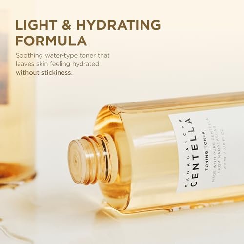 SKIN1004 Centella Toning Toner – Hydrating & Soothing Korean Face Toner with Madagascar Centella Asiatica & Hyaluronic Acid, PHA Exfoliator, 7.10 fl.oz (210ml) Avelisse