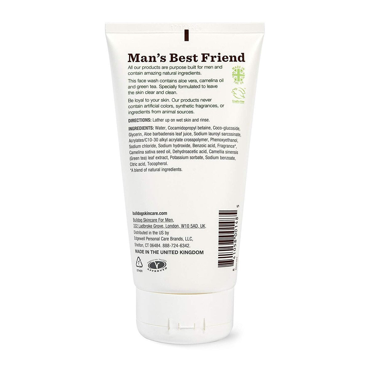 Bulldog Skincare Original Face Wash for Men – Pack of 2, 5 oz Each Avelisse