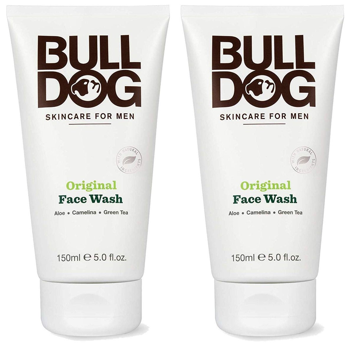 Bulldog Skincare Original Face Wash for Men – Pack of 2, 5 oz Each Avelisse