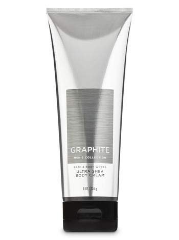 Bath and Body Works Graphite 2-in-1 Hair + Body Wash, Ultra Shea Body Cream & Deodorizing Body Spray Set (2019 Edition) Avelisse