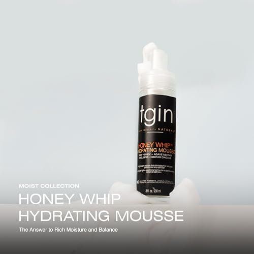 tgin Honey Whip Hydrating Mousse for Natural, Dry, Curly, and Damaged Hair - 8 oz Avelisse