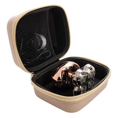 Skull Shaver Beige Butterfly Kiss Electric Razor Travel Case – Protective ABS Carrying Bag Avelisse