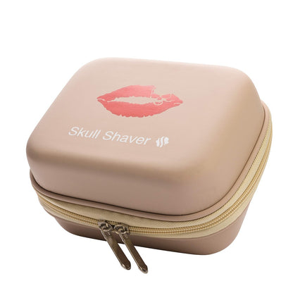 Skull Shaver Beige Butterfly Kiss Electric Razor Travel Case – Protective ABS Carrying Bag Avelisse