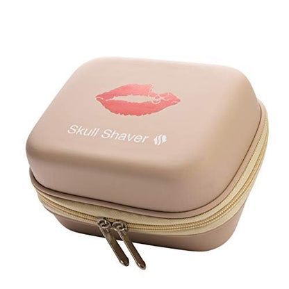 Skull Shaver Beige Butterfly Kiss Electric Razor Travel Case – Protective ABS Carrying Bag Avelisse