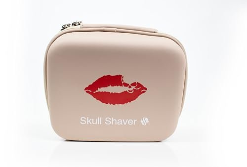 Skull Shaver Beige Butterfly Kiss Electric Razor Travel Case – Protective ABS Carrying Bag Avelisse