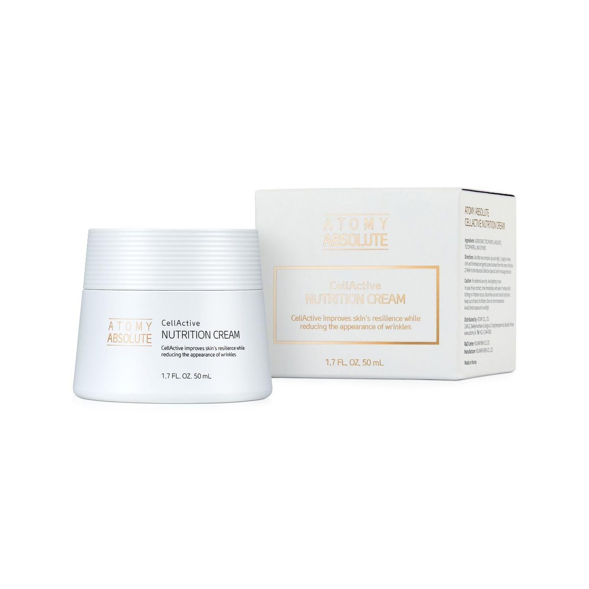 Atomy Absolute CellActive Nutrition Cream – 1.7 Fl Oz (50ml) – Intensive Anti-Aging Face Moisturizer – Made in South Korea Avelisse