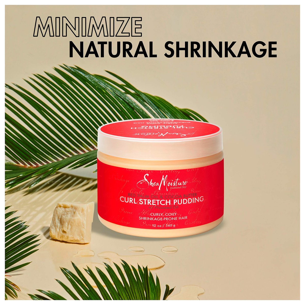 SheaMoisture Curl Stretch Pudding for Curls with Red Palm Oil & Cocoa Butter, 11.5 oz Avelisse