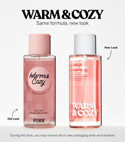 Victoria's Secret Pink Warm & Cozy Body Fragrance Mist 8.4 fl oz