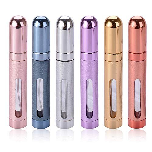 Tvoip 12ML 6 Colors Portable Mini Travel Perfume Bottle Atomizer Refillable Empty Spray Bottle for Women & Men Spray Scent Aftershave - görsel 2