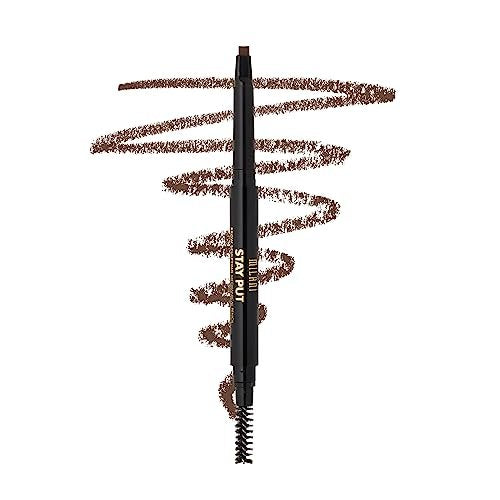Milani Stay Put Brow Sculpting Mechanical Pencil - Dark Brown, 0.01 oz, Cruelty-Free Long-Lasting Eyebrow Pencil for Defining and Shaping Brows - görsel 2