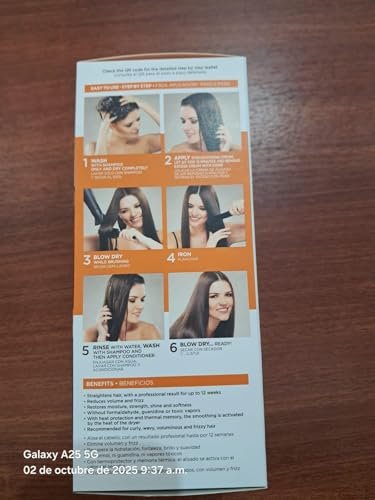 Kativa Brazilian Straightening Kit – 12 Weeks of Professional Straightening with Organic Argan Oil, Shea Butter, Keratin & Amino Acids – Pack of 2 Avelisse