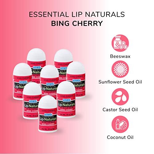 CHAP-ICE Lip Naturals Assorted Mini Lip Balm with SPF-15 Sunscreen, 12-Count Pack (Bing Cherry, Tea Tree Mint, Vanilla Bean) Avelisse