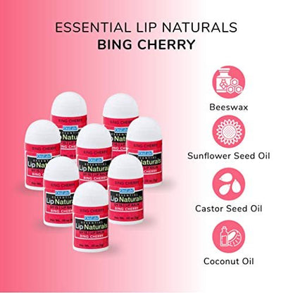 CHAP-ICE Lip Naturals Assorted Mini Lip Balm with SPF-15 Sunscreen, 12-Count Pack (Bing Cherry, Tea Tree Mint, Vanilla Bean) Avelisse